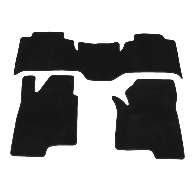 For Hummer H2 H3 2003 2004 2005 2006 2007 2008 2009 Black Car Floor Mat Original Car Suede Interior Car Accessories