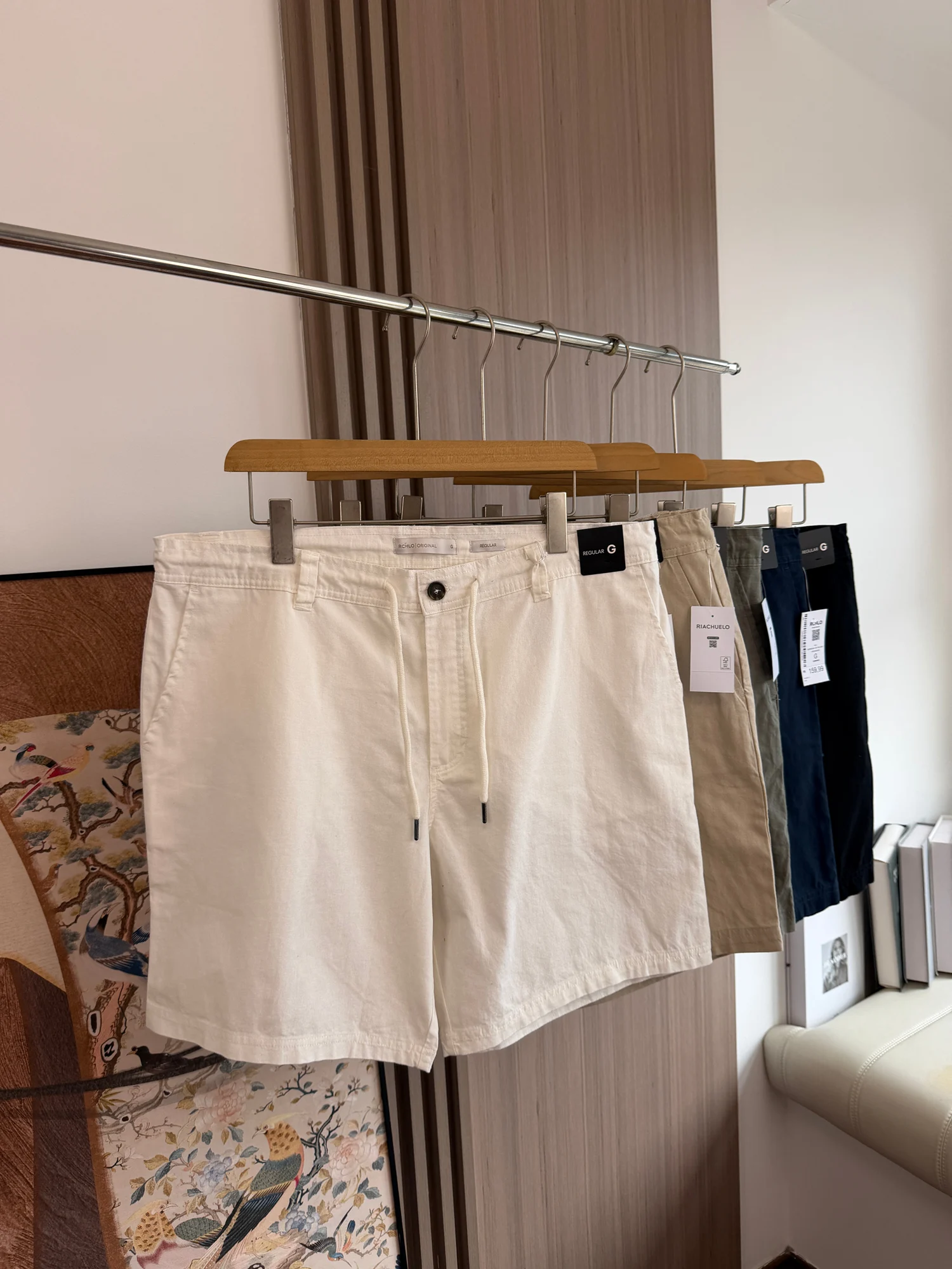 Men's Comfortable Breathable Linen Mix Casual Five-Point Pants Summer Straight Leg Pants Loose Fit Fashionable And Stylish