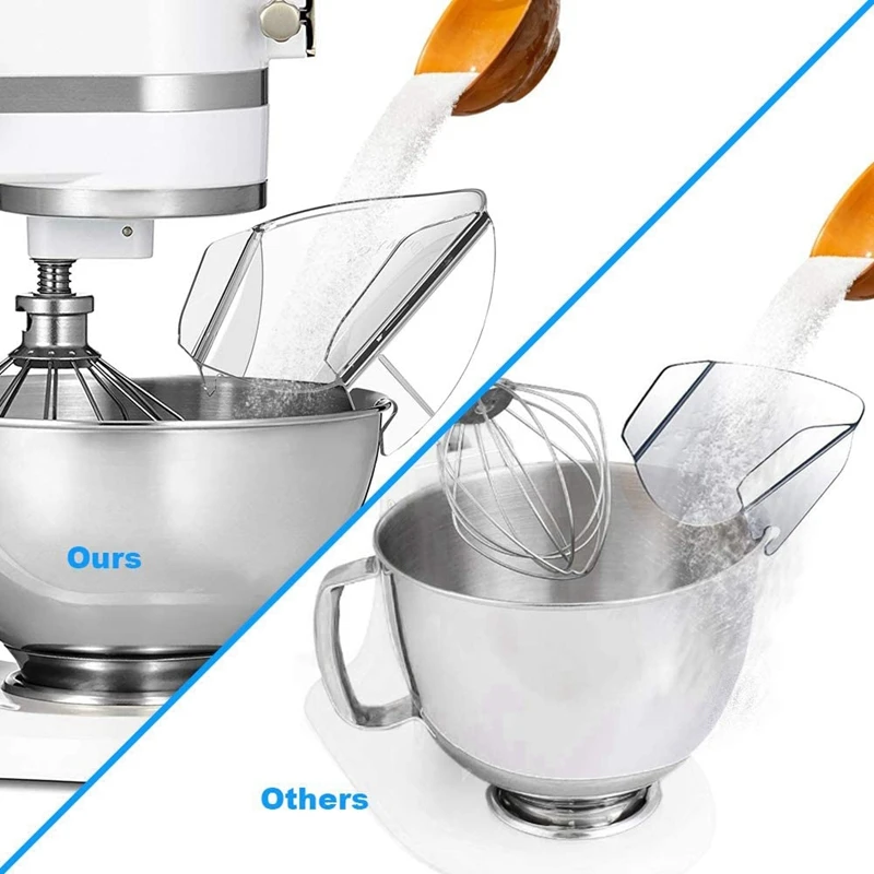 Cooking Machine Baffle Kitchen Spare Parts Accessories Oil Powder Splash Universal Pouring Shield