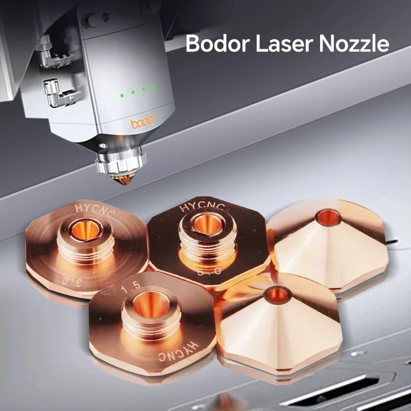 Bodor Laser Cutting Nozzle D32 M14 D28 M11 H15 Laser Single Double Nozzles 1.2 1.5 1.8 2.0 2.5 4.0mm for Bodor Laser Head