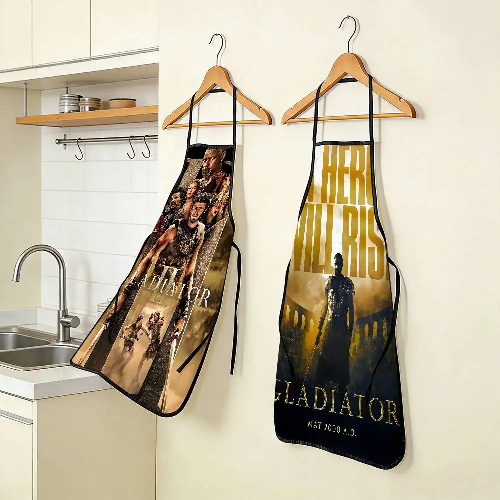 

Фартук в стиле классического фильма «Гладиатор» с принтами, прочный и удобный, забавный фартук для шеф-повара, для приготовления пищи и уборки дома.