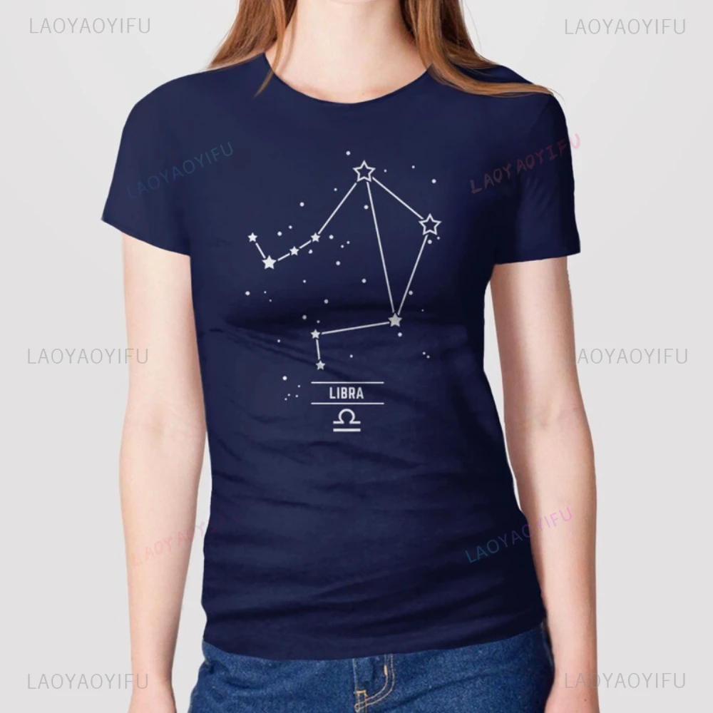 Star Sign Constellation Shirts Matching Couples Tees Zodiac Tshirt Astrology Gift His/Her Zodiac Shirts, Matching Family Tshirts