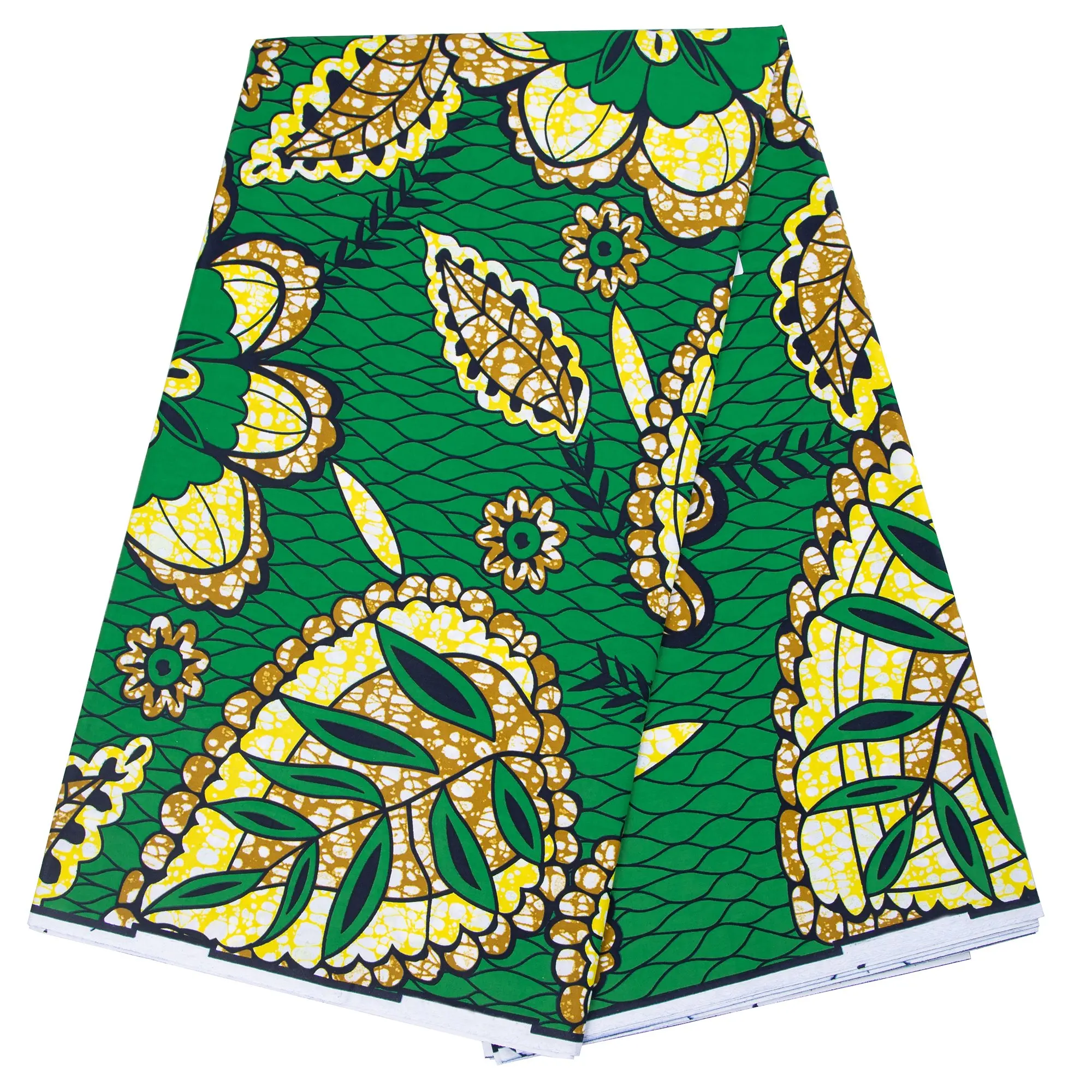Original 100% Cotton African Real Wax Fabric Soft Guaranteed Veritable Ghana Nigeria Style High Quality Ankara Wax Batik Fabric