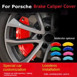 For Porsche Car Brake Caliper Cover Aluminum Front Rear Fit Cayenne 997 Boxster 987 958 Macan Panamera 986 911 718