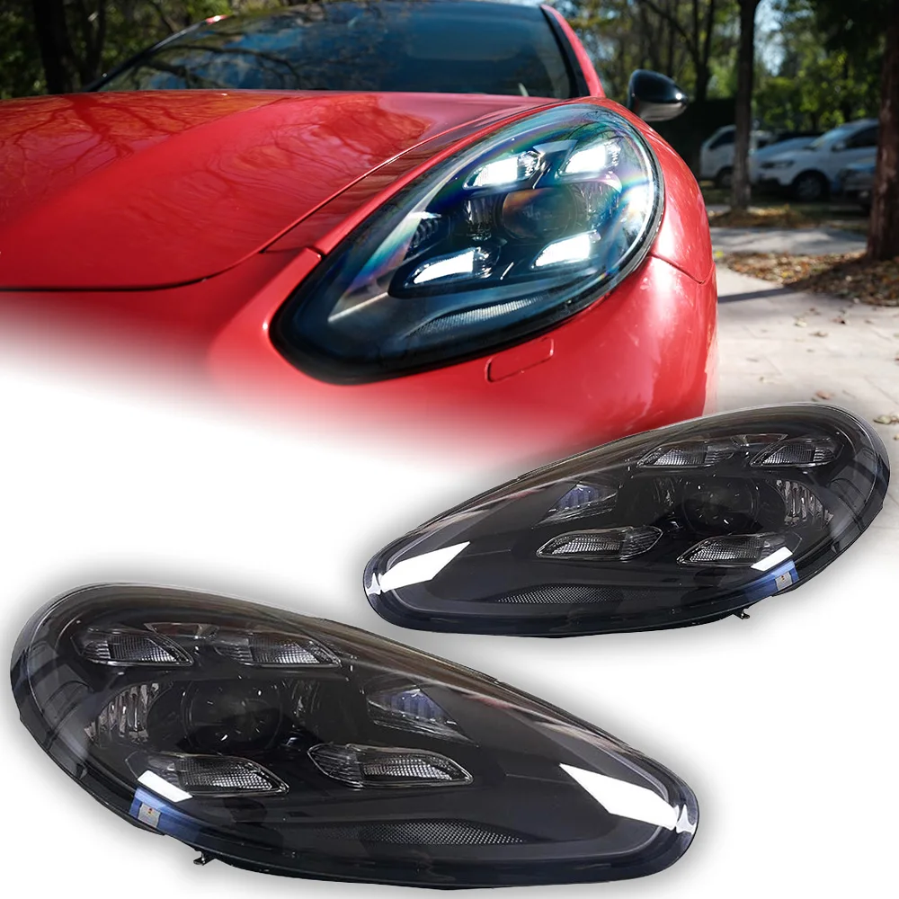 Car Lights For Porsche Panamera 970 Headlight Projector Lens 2010-2018 Signal Head Lamp LED Front Drl Automotive Accessories