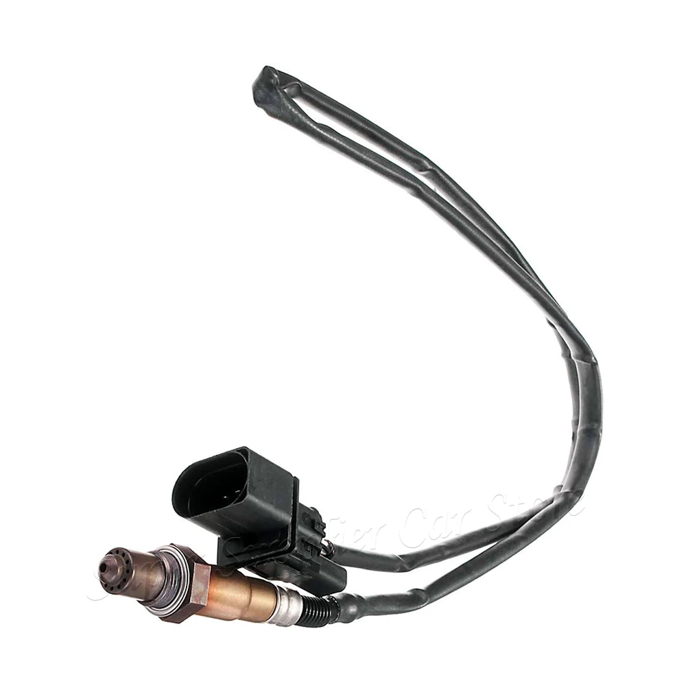 Для Audi VW Jetta Audii 1.8L-L4 новый широкополосный датчик кислорода O2, 6-контактный AFR вверх по течению 0258007057   17014 LSU4.2 021906262 Б 06Б 906265 Д