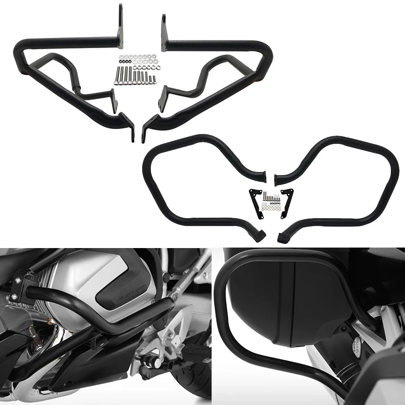 

For BMW R1250RT R 1250 RT R1250 RT 2019-2023 Motorcycle Front&Rear Engine Guard Highway Freeway Crash Bar Fuel Tank Protector
