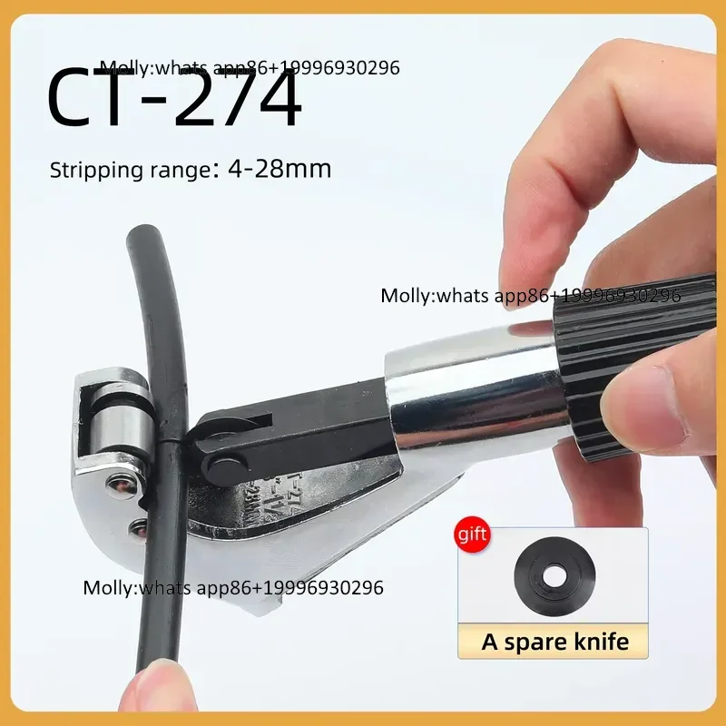 Fiber Optical Cable Stripper Tool SI-01 Longitudinal Opening Knife and Tube Cutter Fiber Optic Sheath Cable Slitter