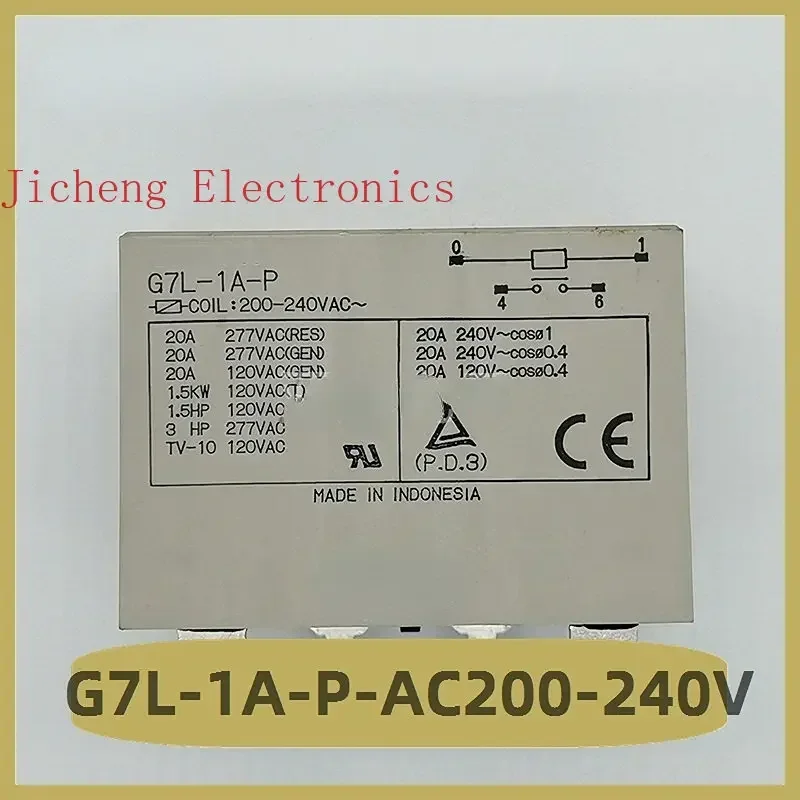 

5 шт. G7L-1A-P-AC200-240V Реле 6-контактное, совершенно новое G7L-1A-P