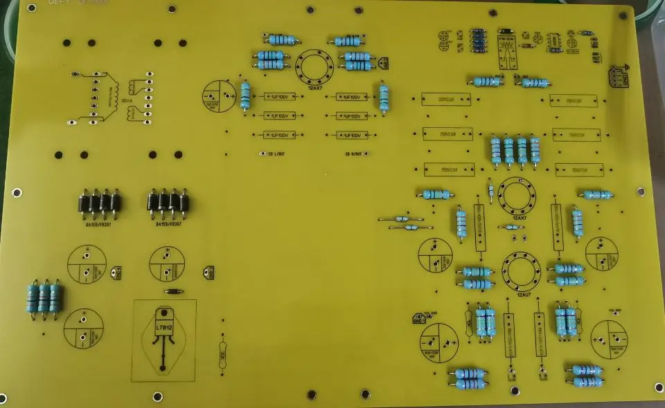 NEWest Refer to the French jadis DP60L/DPL7/DP series, re-engraved / bile preamp kit DIY parts
