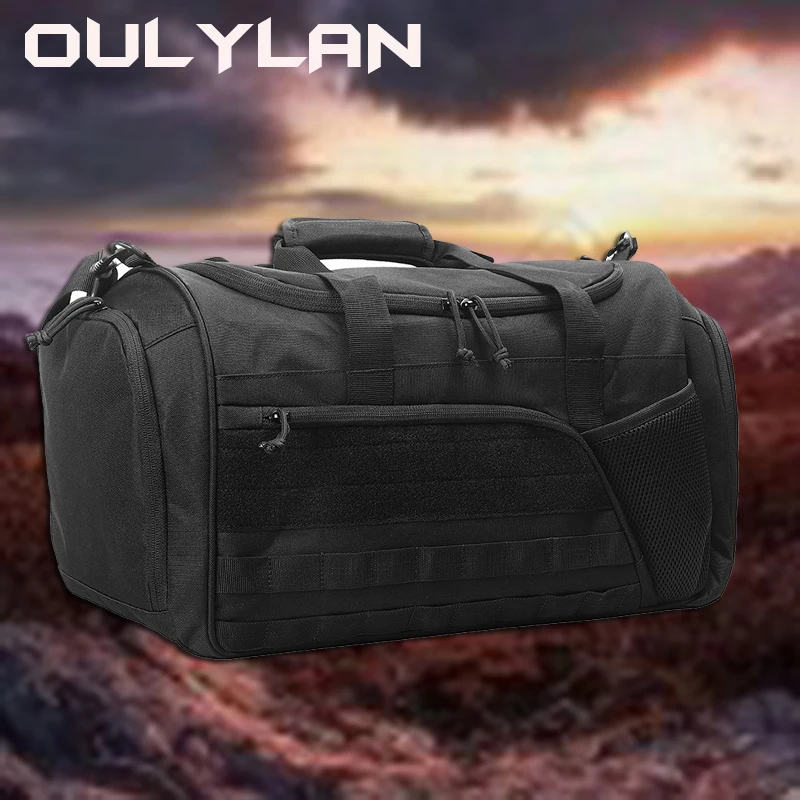 Outdoor Luggage 40L Travel Fishing Travel Tote Bag Men Women Portable Large Capacity Oxford Cloth Wear-resistant Fitness Handbag