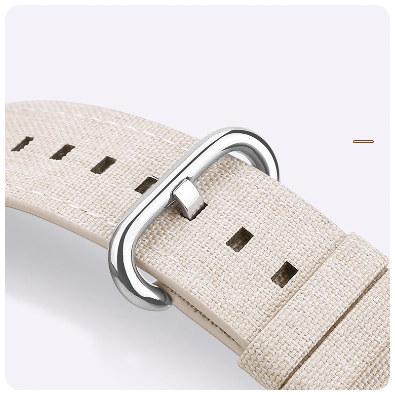 Correa de lona impermeable para Apple Watch Band 49mm 46mm 44 45mm Correa pulsera de tela para Iwatch Series 11 10 9 8 7 SE 6 Ultra 3