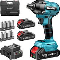Seesii Impact Driver Kit 180 N.m Cordless Impact Driver Set 1/4\