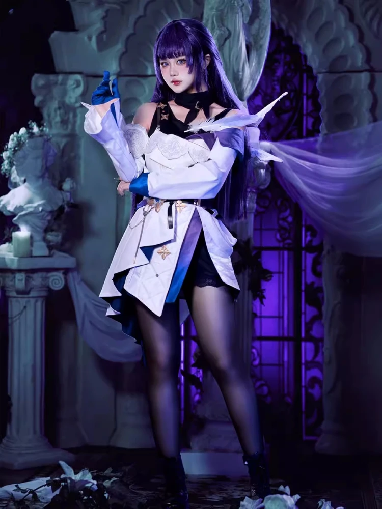 Raiden Mei Cosplay Suit Honkai Impact 3rd Anime Women Fashion Dress Uniform Role Play Clothing Carnival Halloween Suit Stock