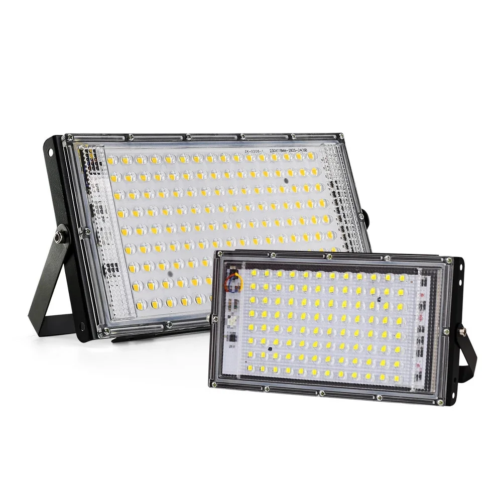 

100W Outdoor Floodlight Spotlight 220V 240V Projector Garden Foco Lights Led Flood Light IP65 LED Street Lamp Landscape Lighting