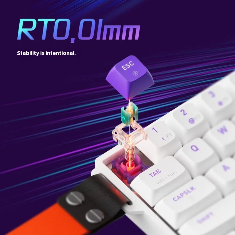 Hyeku BOX68HE Magnetic Switch Mechanical Keyboards Wired Keyboard Custom RGB 8000Hz 0.01mmRT Gaming Keyboard PC Accessories