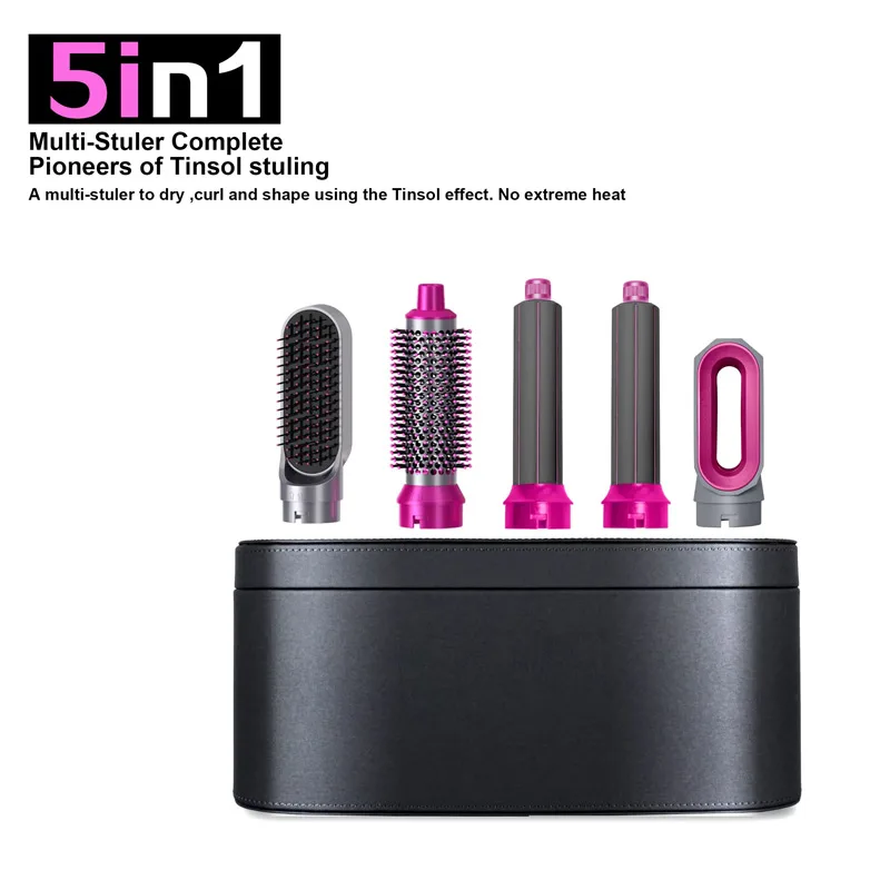 New Hair Dryer Multifunction Styler 5 in 1 Curling iron Automatic curling iron Straightener with hair brush Curling iron