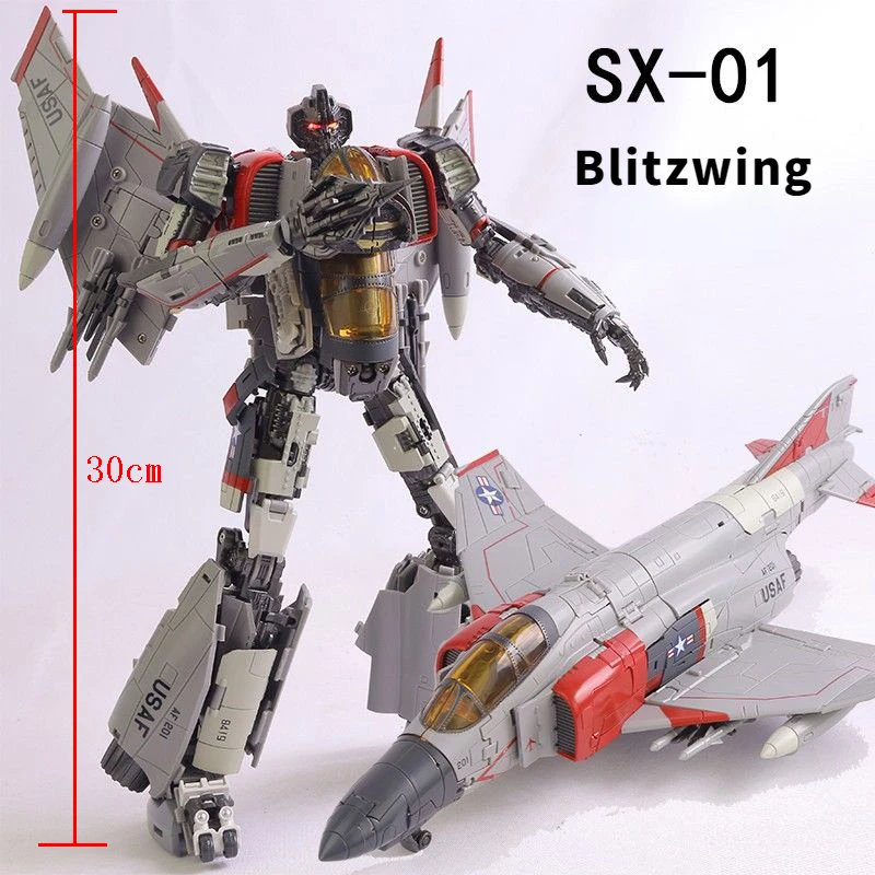 

Игрушки-трансформеры SX01 Thunder Warrior Blitzwing Hornet Gaiden Lightning Starscream Фигурка Деформационная модель робота