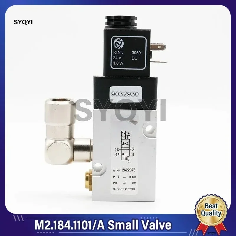 

1 Pcs Best Quality M2.184.1101/A Small Valve For Heidelberg XL105 CX102 SX102 SM74 SM52 CD74 Printing Machine Parts