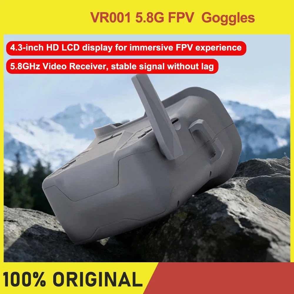 VR001 5.8G 800X480 80CH FPV Goggles 4.3