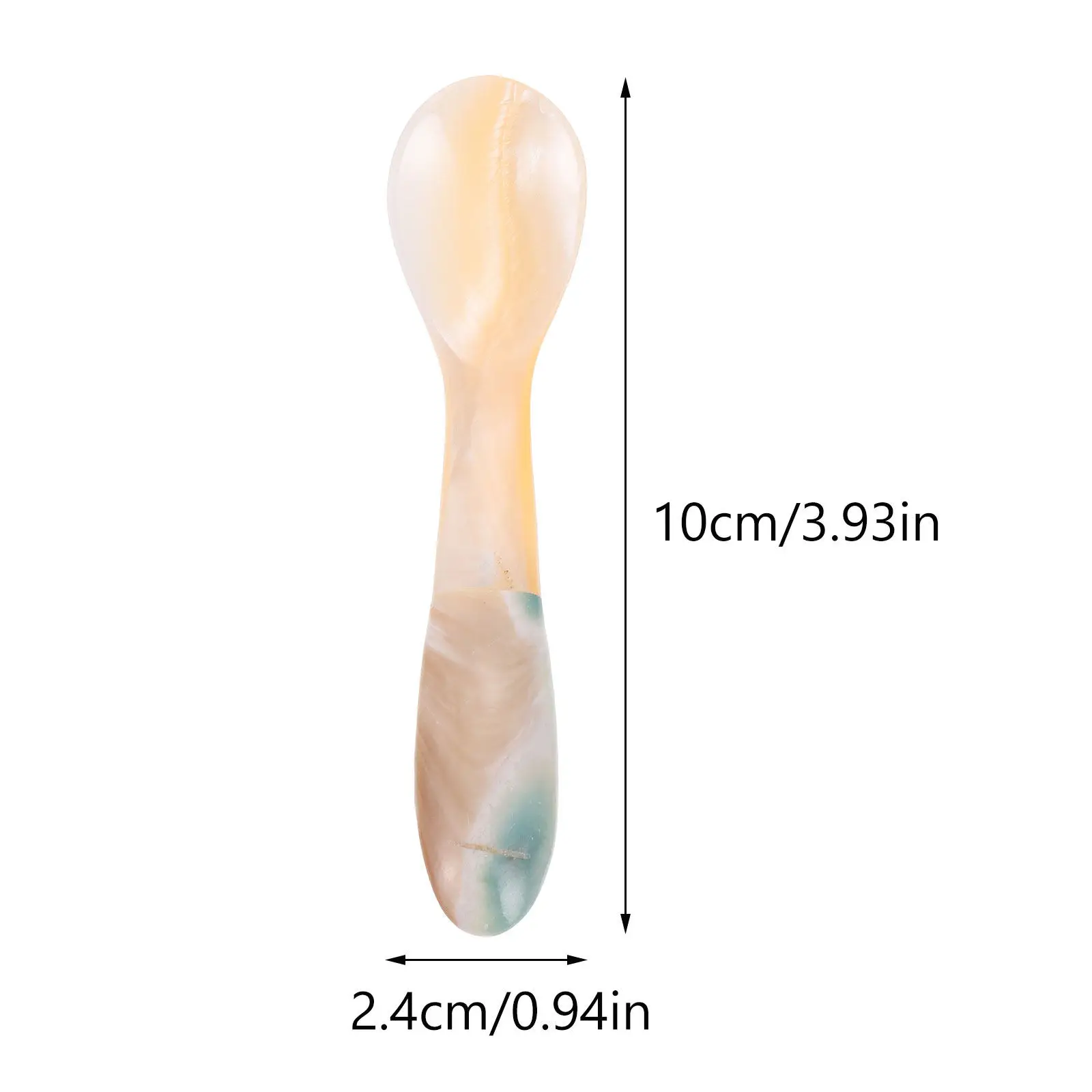 1Pcs Premium Face Mask Mixing Spoon Shell-Shaped Spatula Reusable Washable Skincare Tool for DIY Facial Masks Makeup