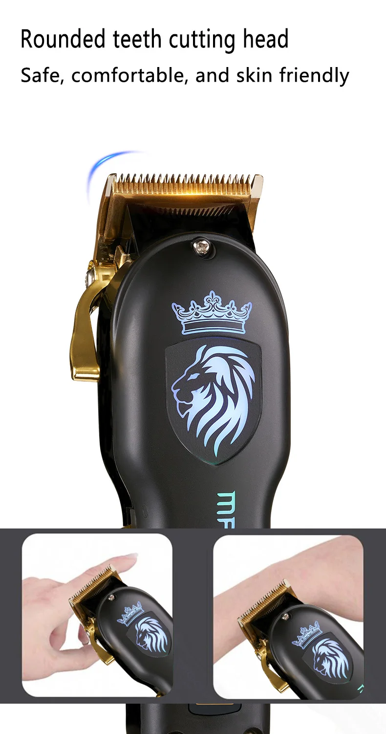 MAGICFUL Neue Professionelle Haarschneidemaschine Wiederaufladbare Elektrische Trimmer Für Männer Bart Kinder Friseur Schneiden Maschine Haarschnitt Maschine – Detail 7