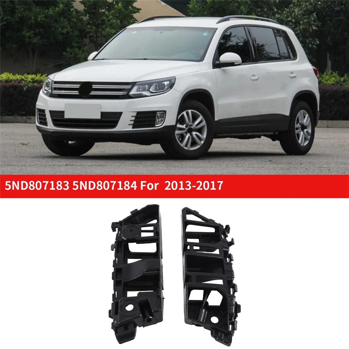 

Автомобильный кронштейн переднего бампера, монтажный кронштейн, держатель для Volkswagen Touareg 2013-2017 5ND 807183 5-й 807184