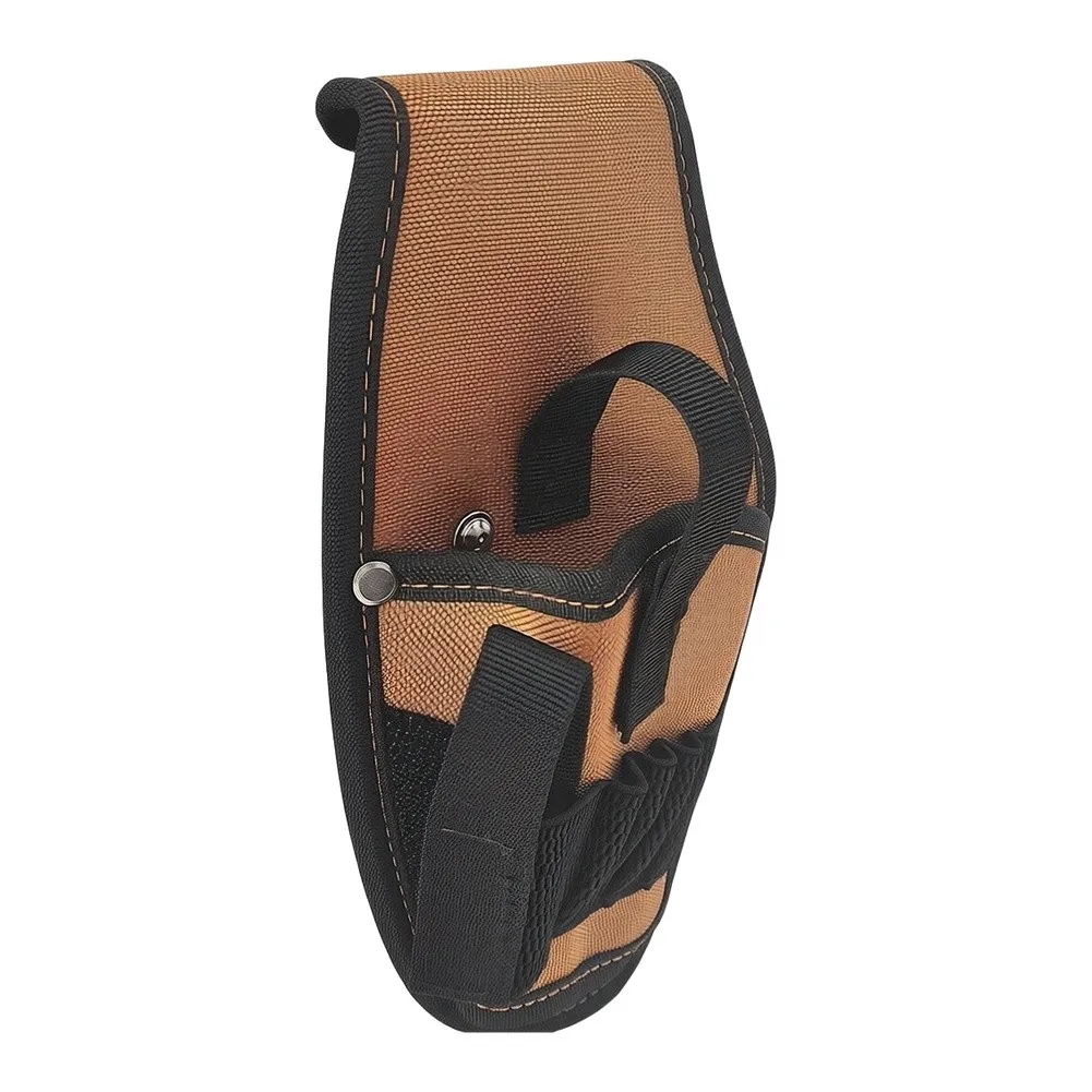 for rugged 600D Polyester Tool Pouch Featuring Triple for Tool Rings Tape Clip and Reinforced Stress Points for Daily Use