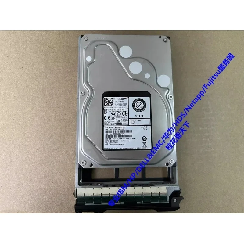 

Жесткий диск 0GDM8H 2T 7,2K SAS 12G 3,5 дюйма GDM8H б/у