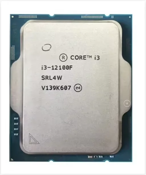 CPU Processor Core i3-12100F 3.3 GHz 4-Core 8-Thread CPU Processor Suitable for H610/B660 Motherboards Price including tax