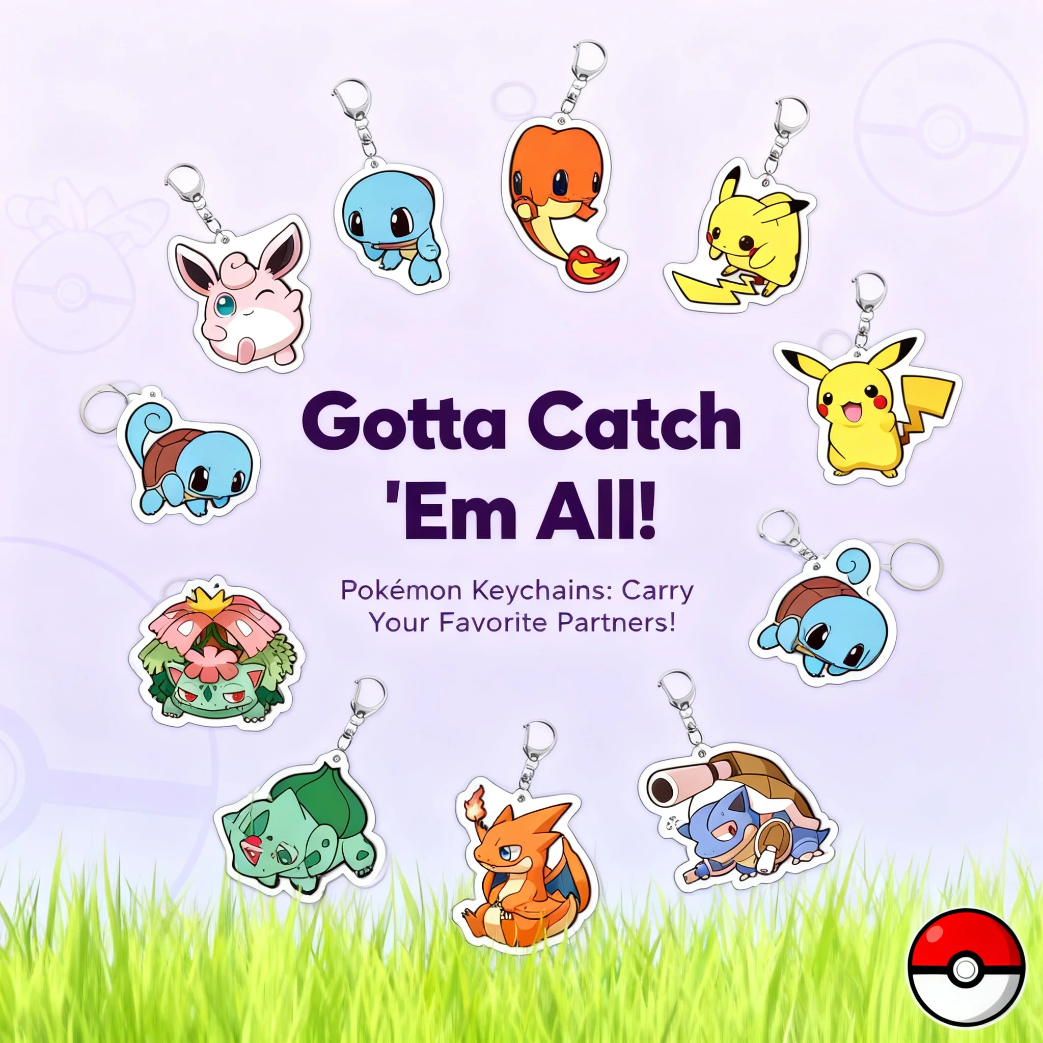 

Акриловый брелок Pokemon: Пикачу и Чармандер, многослойный дизайн, милые персонажи, аксессуар для рюкзака, подарок для фанатов