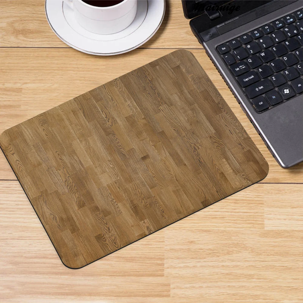 Oak Wood Texture Mouse Ped Keyboards Table for Pc Gaming Mouse Mat Laptop Gamer Carpet for Mouse Surface for Computer Mouse