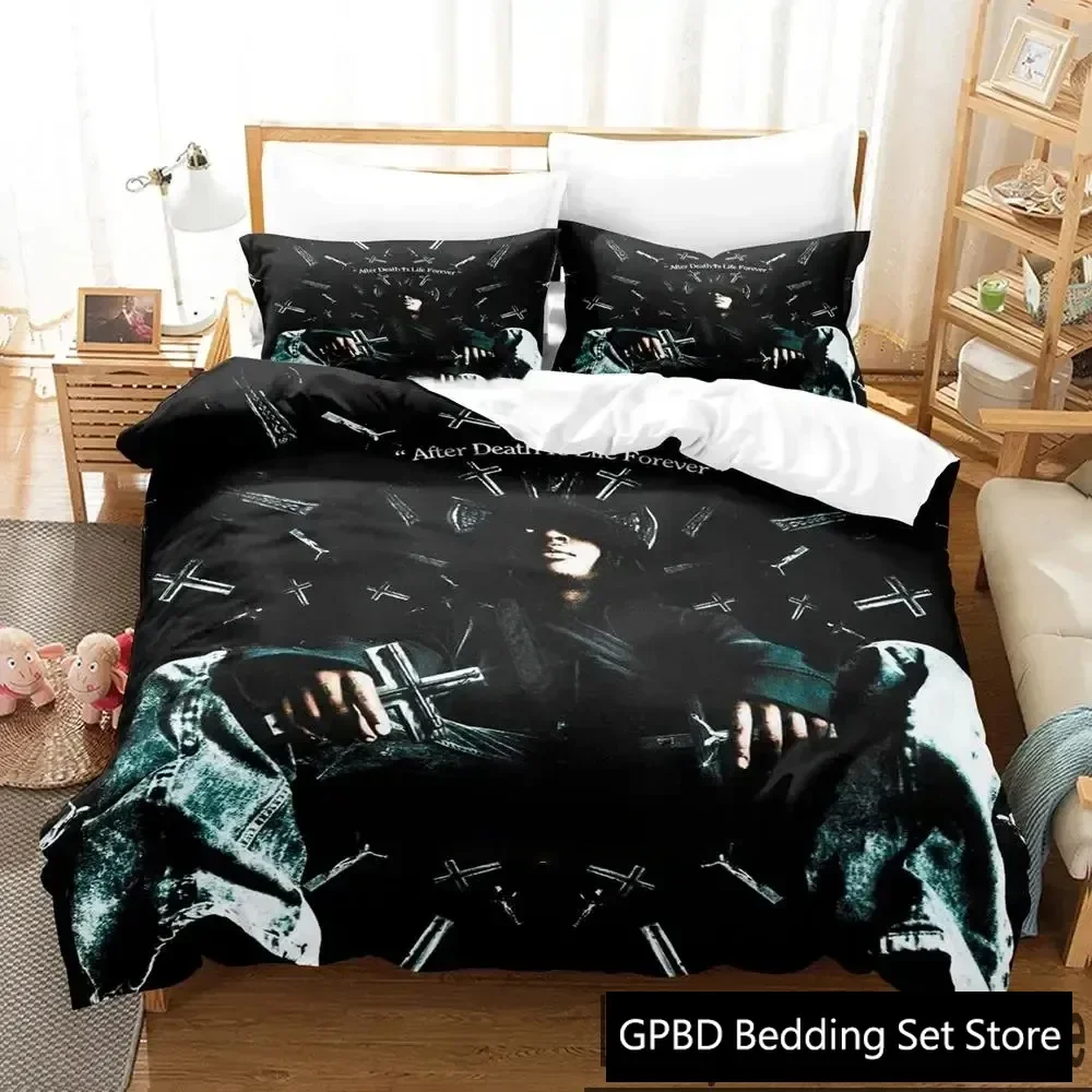 3D Print Yeat Rapper Bedding Set Boys Girls Twin Queen King Size Duvet Cover Pillowcase Bed boys Adult Home Textileextile