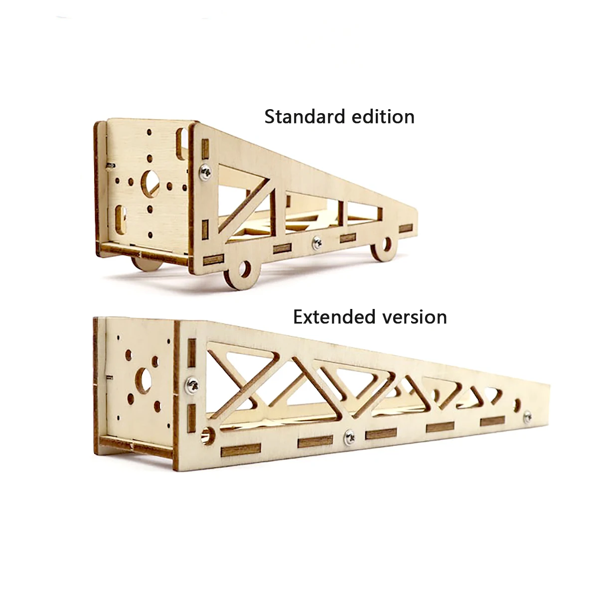Wooden Fixed Wing Paper Aircraft Motor Mounting Base Multi-Functional Light Wood Aircraft Frame for Model Building