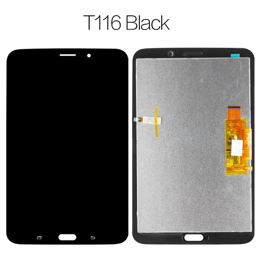 7 INCH Touch Screen Digitizer Panel + LCD Display For Samsung Galaxy Tab 3 Lite SM-T116 T116 LCD Repair Parts