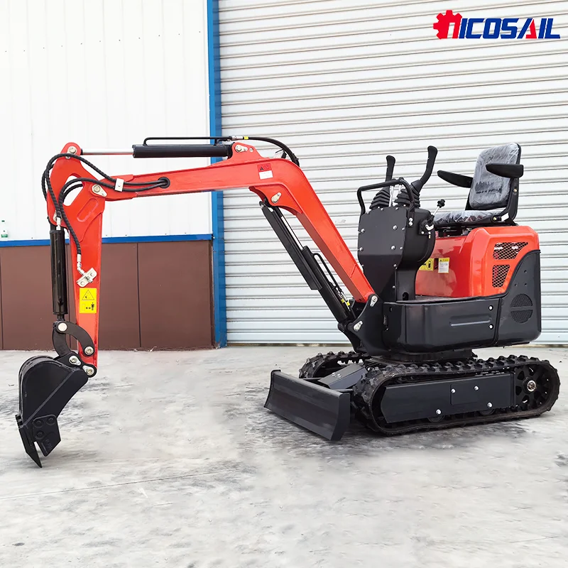 

Customized compact small backhoe excavator multifunctional 1.2t crawler excavator agricultural landscape engineer small digger