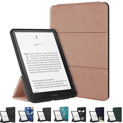Imagen 1 del producto Funda con soporte magnético para Kindle Paperwhite 2024, edición de firma Colorsoft de 12. a generación, carcasa protectora de 7 pulgadas SA569P SA58CB