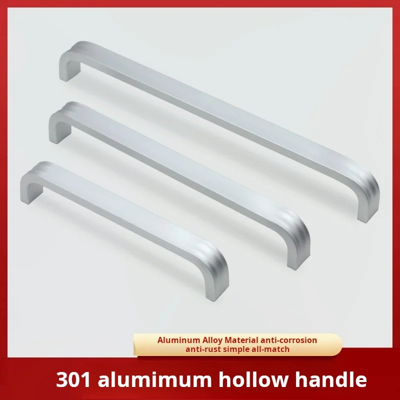 1PCS 301 Space Aluminum Alloy Simple And Versatile Wardrobe Cabinet Door Handle Drawer Shoe Cabinet Door Handle Hardware