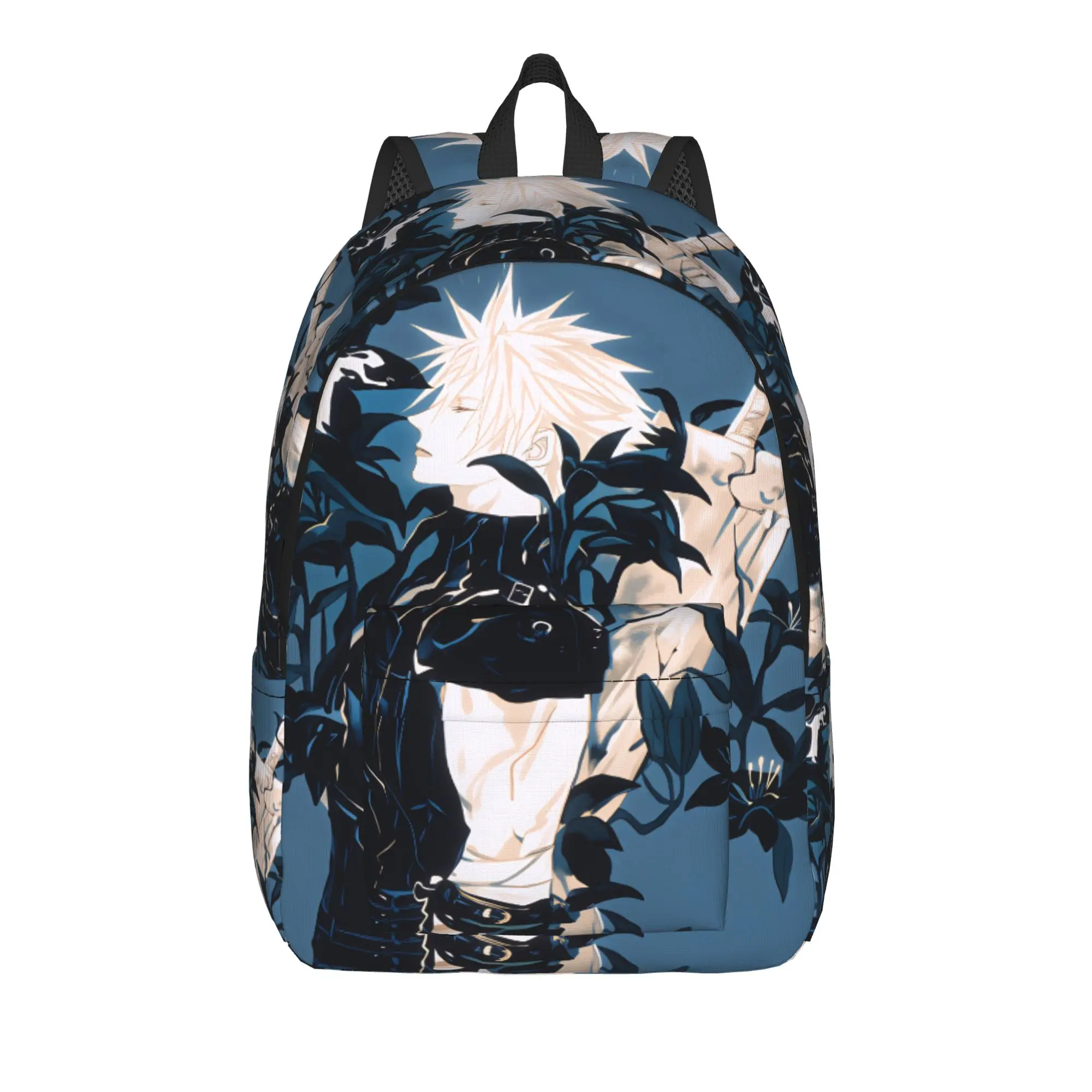 

Final Fantasys 7 Backpack Trekking Backpacks Boy Girl Design Breathable High School Bags Elegant Rucksack