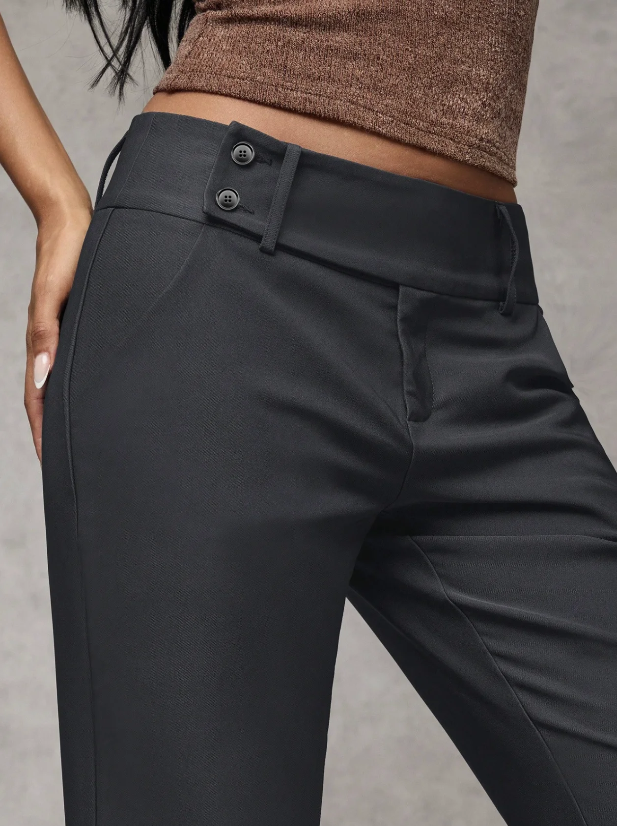Damen-Urlaubshose, elegant, lässig, modisch, vielseitig einsetzbar, für Outdoor-Sport, mit hochelastischem Stoff – Detail 2