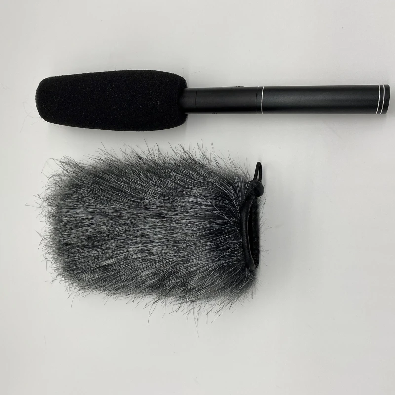 Outdoor Microphone Windscreen Muff Windproof Microphone Sleeve Microphone Cover Windproof Wind Screen for InterVIEW Microphone