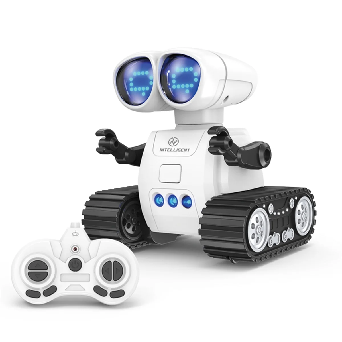 AM-RC Robot Toys with Walkie Talkie Function,Gesture Sensing, Programming Motion,Dance and Shining LED Eyes Gift for Kids