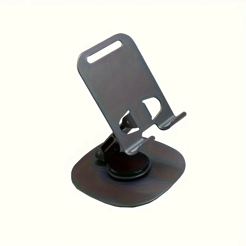 Metall-Handyhalter, 360 ° Drehbarer Desktop-Halter mit 2-stufigem, verstellbarem Klappdesign – Detail 4