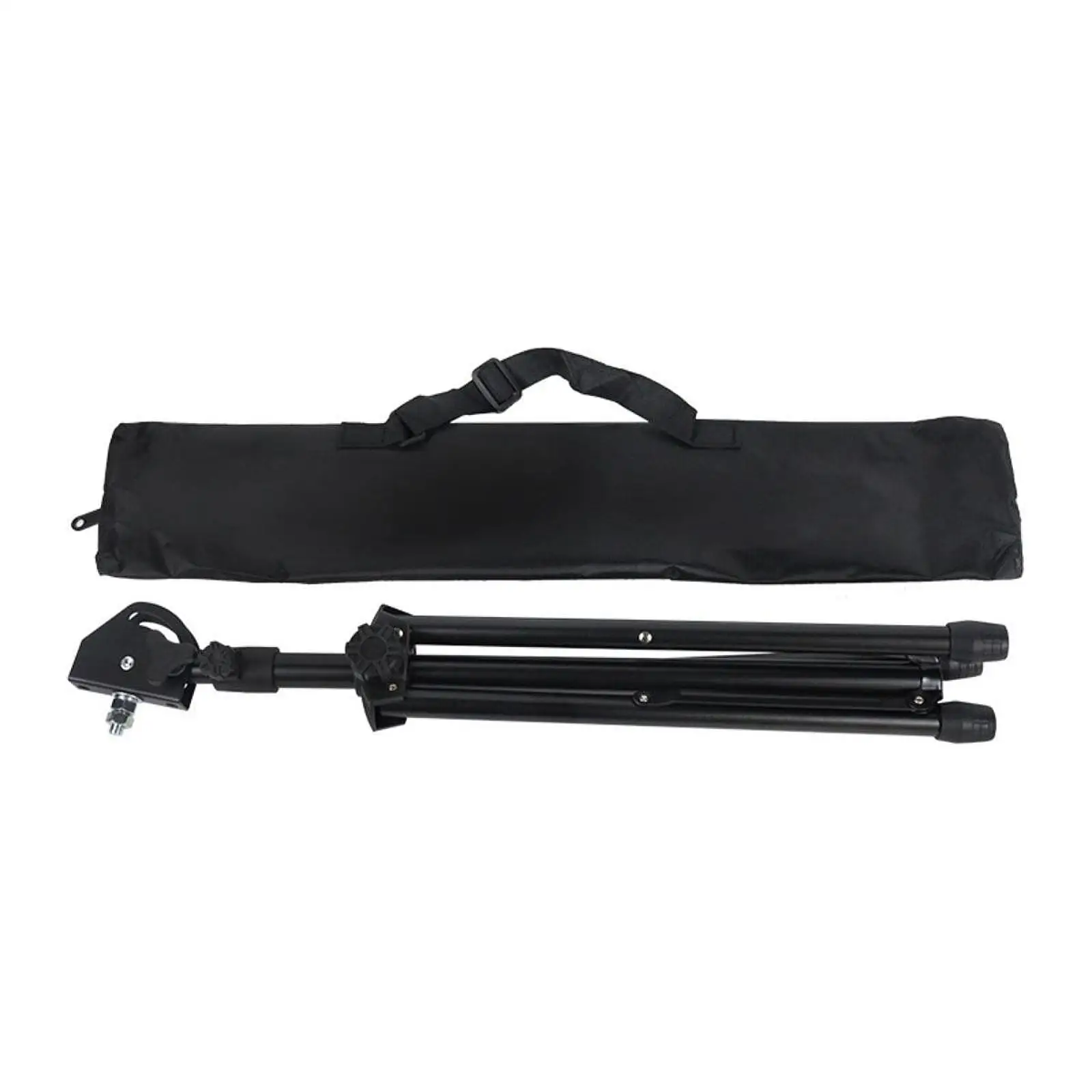Portable Dumb Drum Stand Iron Adjustable Tripod Silent Practice Pad Holder Tilt Knob with Bag for 8 Inch