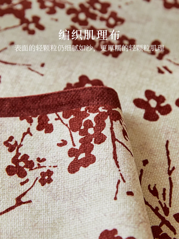 Retro Linen Table Runner Dresser Scarf Decor Reusable Kitchen Dining Table Runner Holiday Party Decorations
