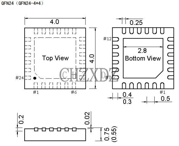 CH342 USB para 2 UART Chip, Relógio Integrado, 3Mbps Baud Rate, QFN24 e ESSOP10 WCH, 10pcs por lote