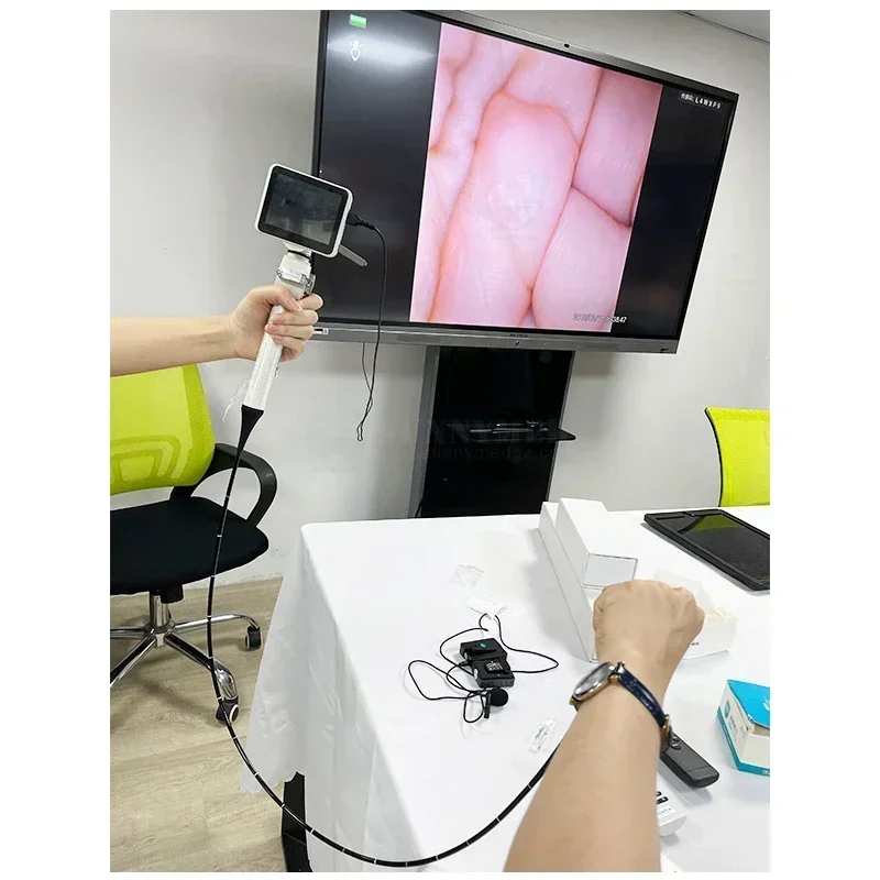 Potable Ent Flexible Endoscope Urology Video Laryngoscope Bronchoscope Outer Diameter 2.8mm Checking 1.2mm