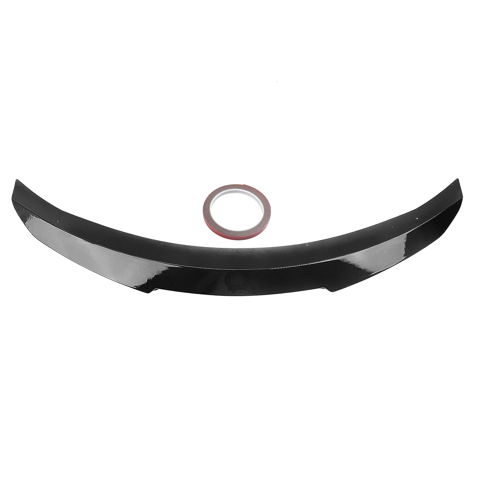 

PSM Style Gloss Black/Carbon Fiber Look Trunk Lid Splitter Rear Spoiler Wing Lip For Infiniti Q60 2017-2022 2 Door Coupe Only