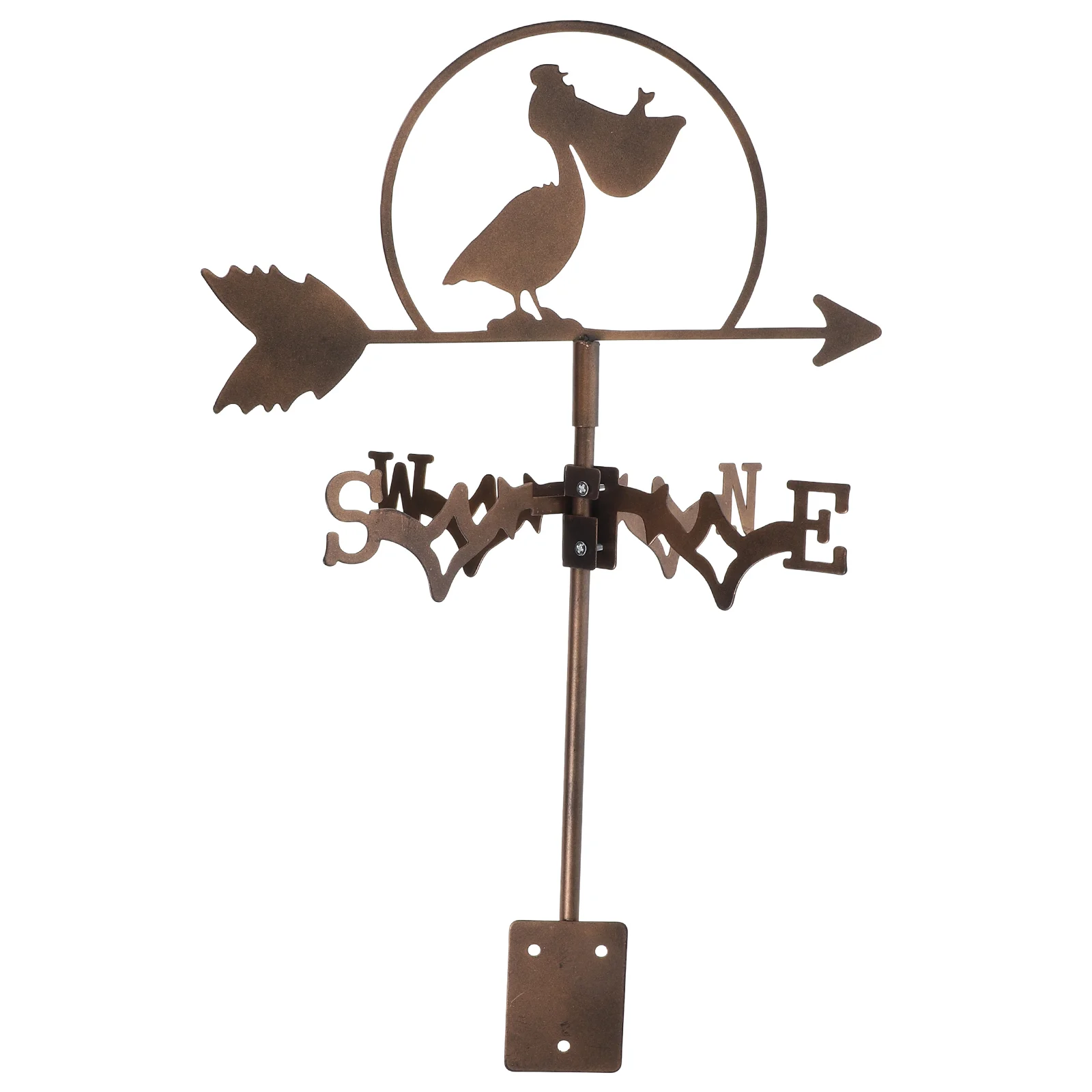 

Outdoor Weather Vane Metal Garden Stake Bird Wall Decor Weathervane for Wind Direction Indicator