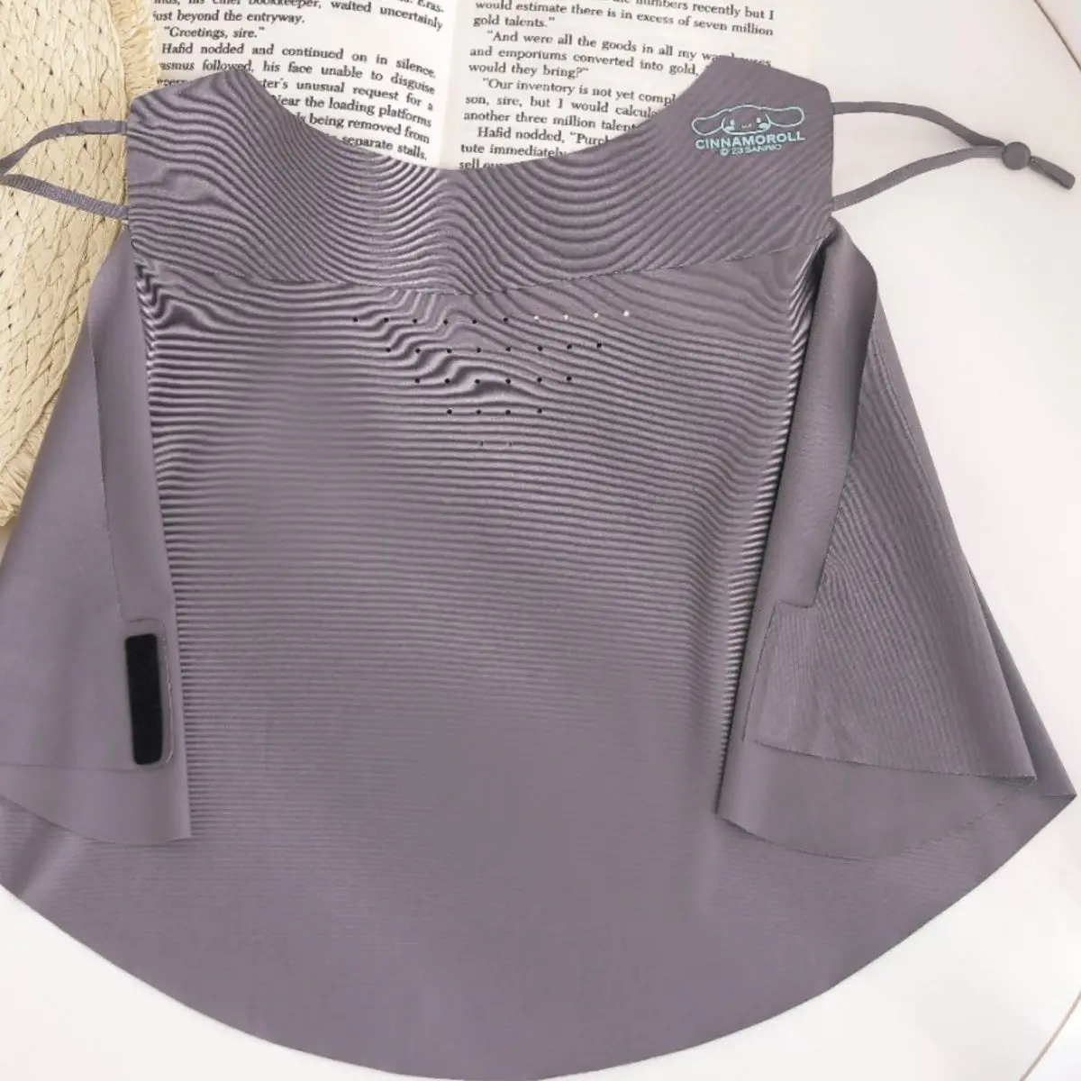 Miniso Sanrio Damen-Sommer-Langhalsschutz, ultraviolettes Eis, dünn, atmungsaktiv, Radfahren, Fahren, Sonnenschutz und Vollgesichtsmaske